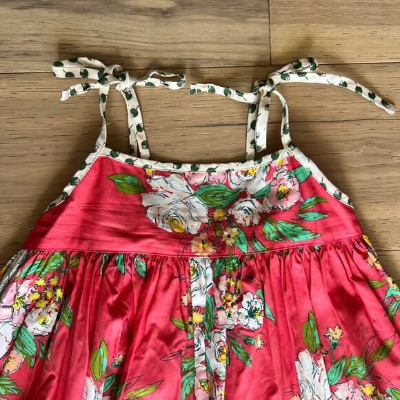 Cheeky Plum - Stella Dress - Pink Floral - Size 7 - Picture 2 of 6
